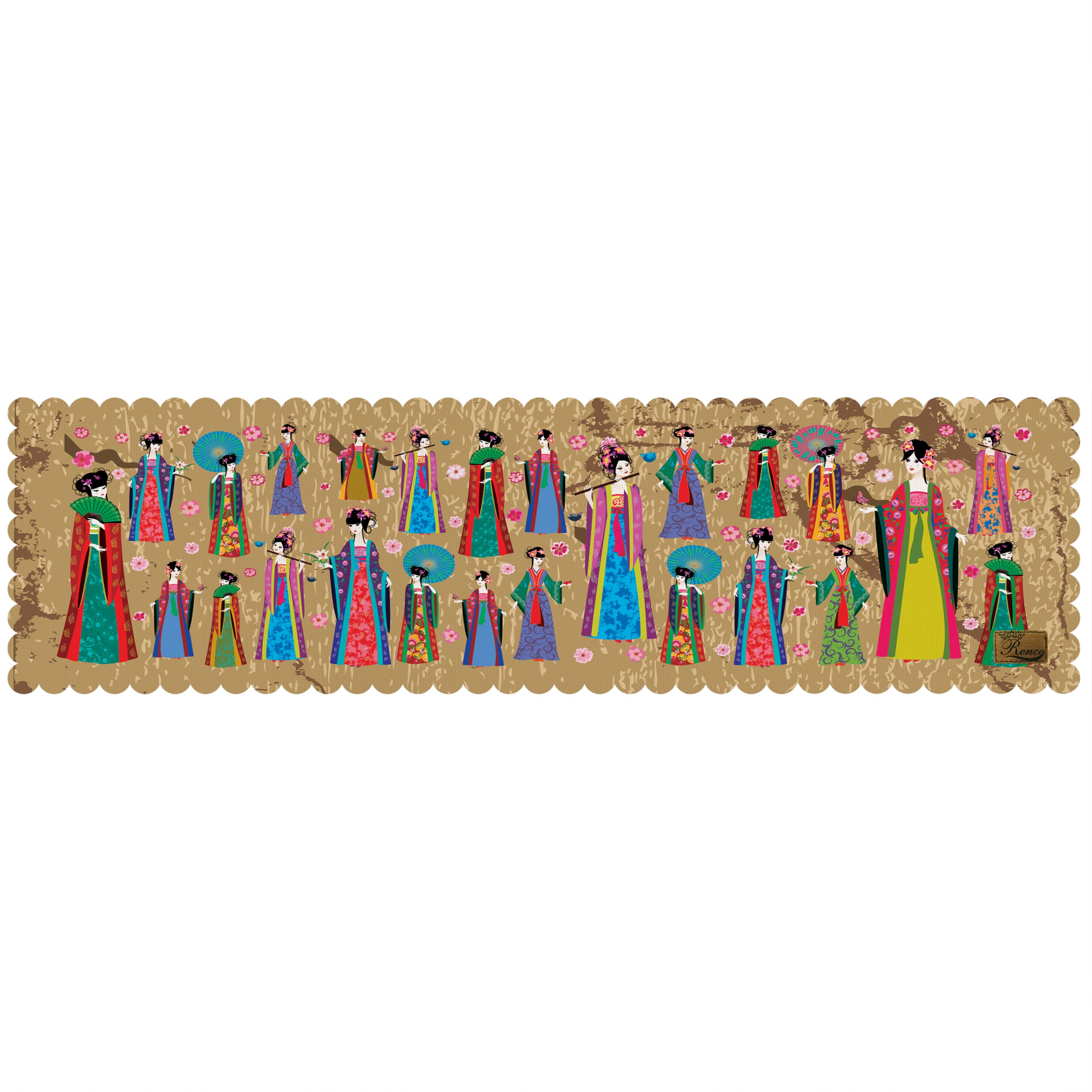 رانر رومیزی مخمل رنس مدل R3-42157 سایز 130x40 سانتی متر