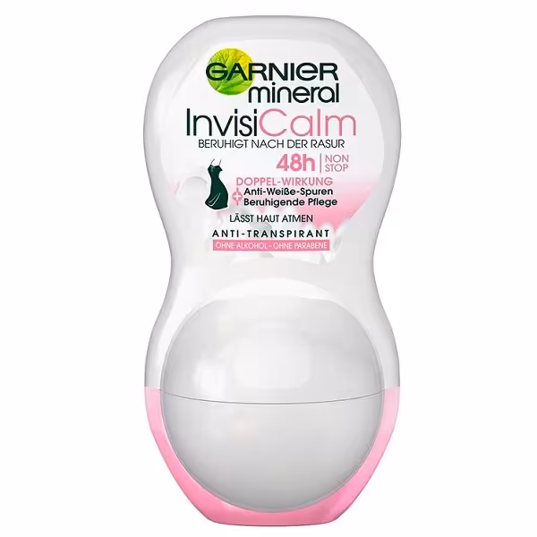 مام رول ضد تعریق 48 ساعته گارنیر مدل Garnier Mineral Invisi Calm حجم 50 میل