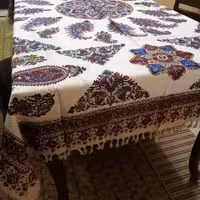 رومیزی و سفره قلمکار درجه یکدو متر در 135 سانتیمتر