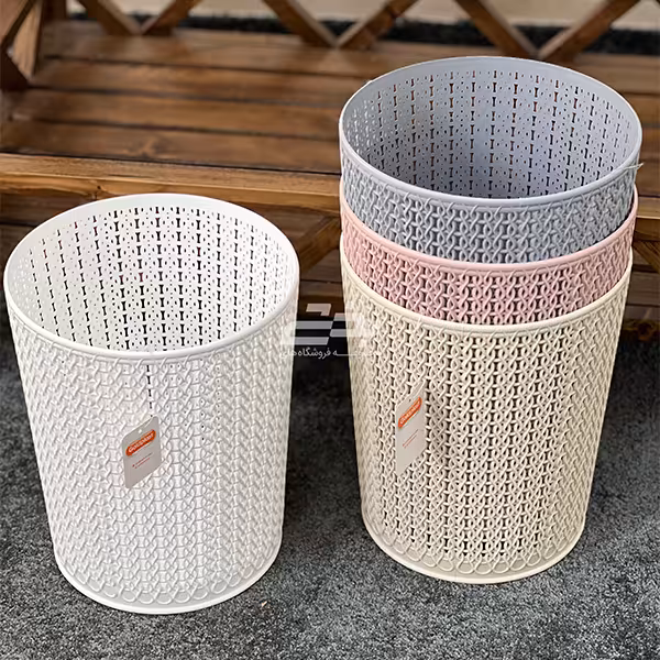 سطل گرد طرح بافت گلد