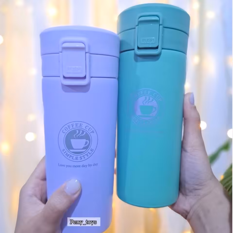 ماگ استیل فلاسک فانتزی ماگ فانتزی ضد زنگ حجم نیم لیتر ماگ دماسنج دار قمقمه استیل قمقمه فانتزی فلاسک ماگ 