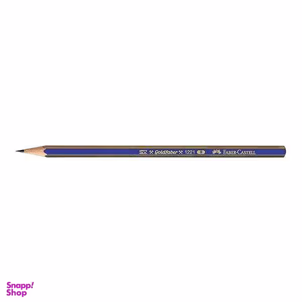 مداد طراحی فابر کاستل مدل گلد فابر 5B بسته 12 عددی