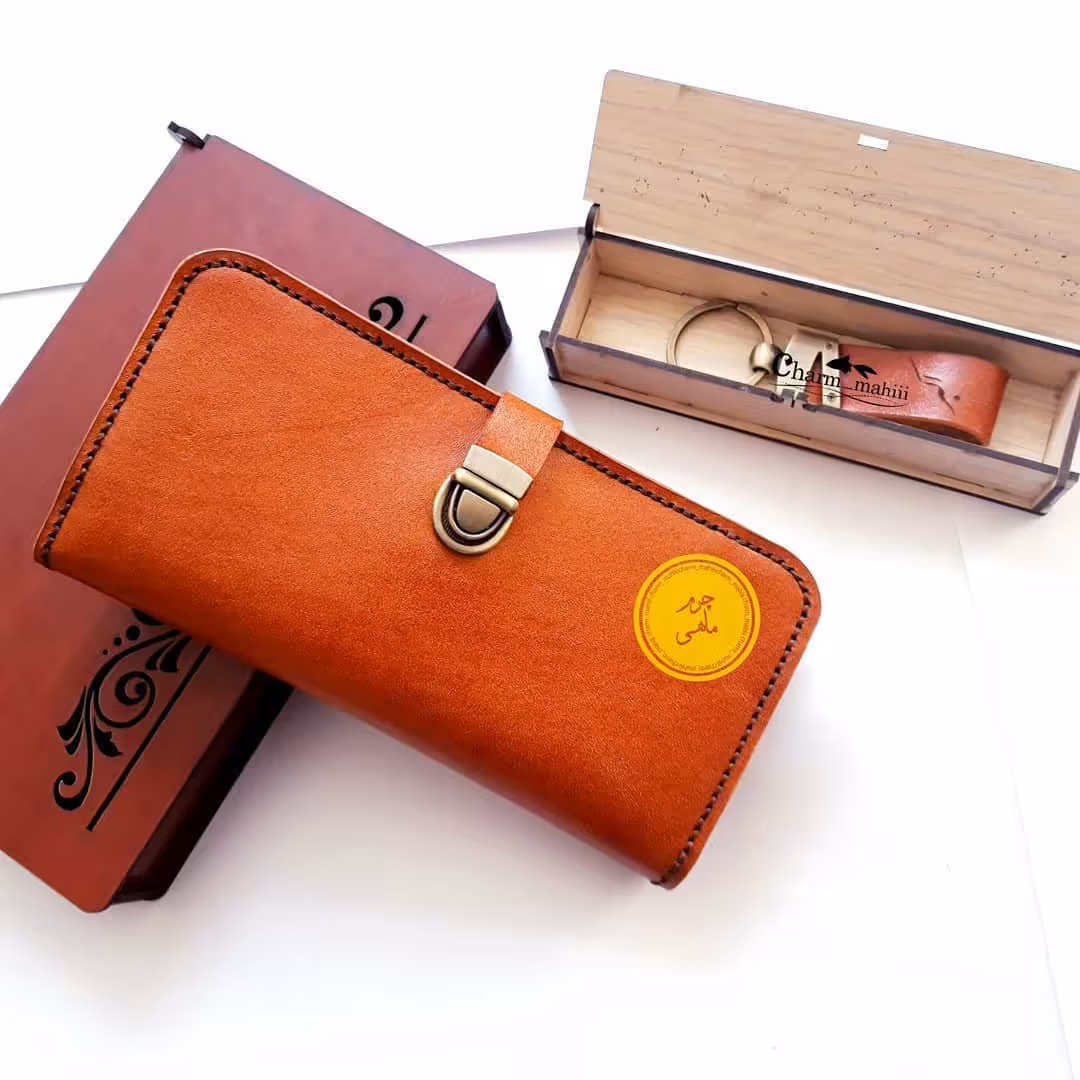 ست کیف پول سه لت و جاکلیدی