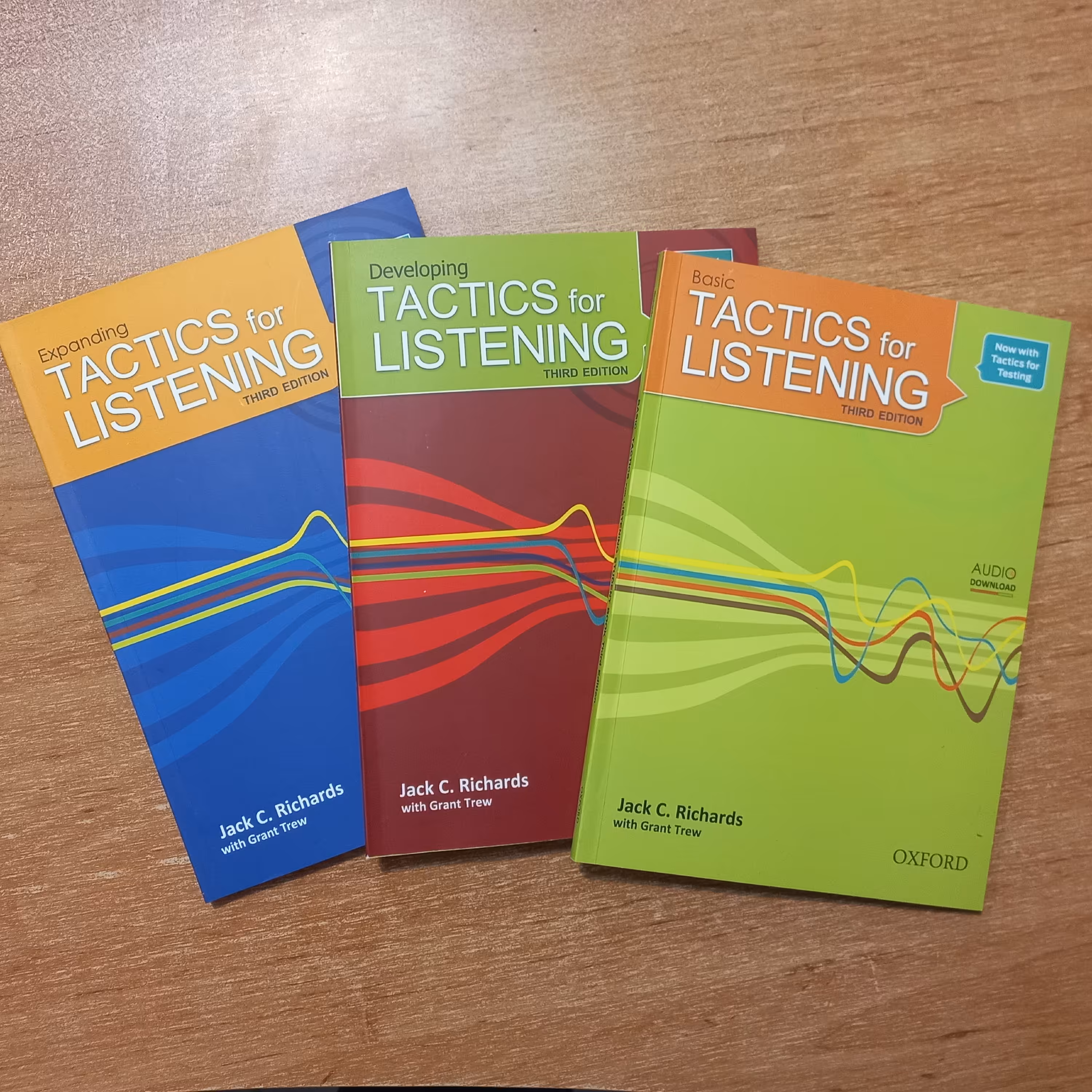 پکیج سه جلدی کتاب های تکتیکس فور لیسنینگ  Tactics for listening  ویرایش سوم سایز وزیری