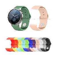بند سیلیکونی ساعت موتورولا Moto 360 46mm مدل دکمه ای