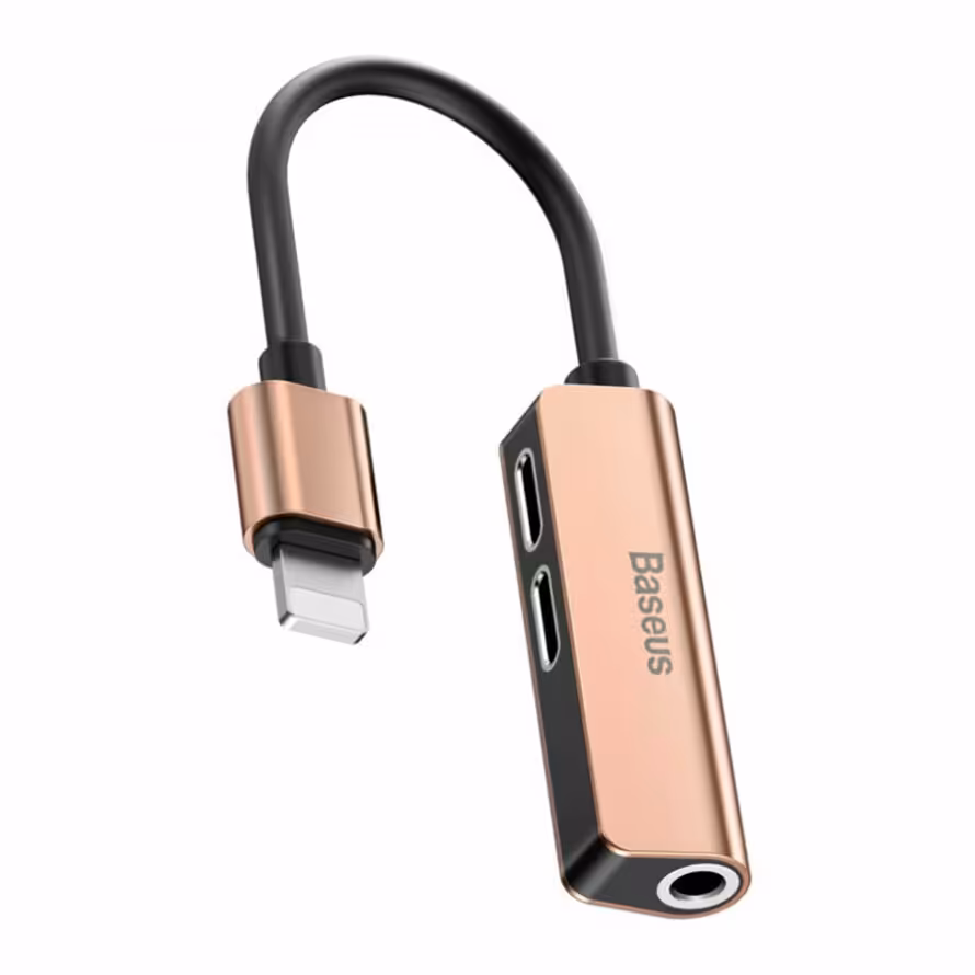 مبدل Lightning به جک 3.5 میلی‌متری بیسوس CALL52-01