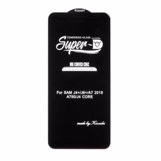 گلس گوشی Full Cover Super D Kizashi-ESD برای Samsung A750 / A7 2018 / J4 Core / J4 Plus / / J6 Plus