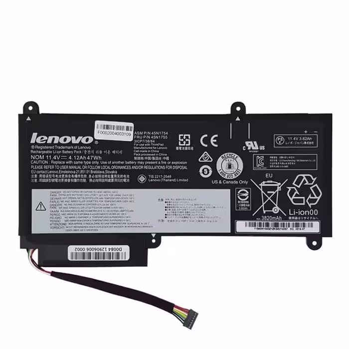 باتری لپ تاپ لنوو 45N1754 مناسب برای لپ تاپ لنوو  ThinkPad E460