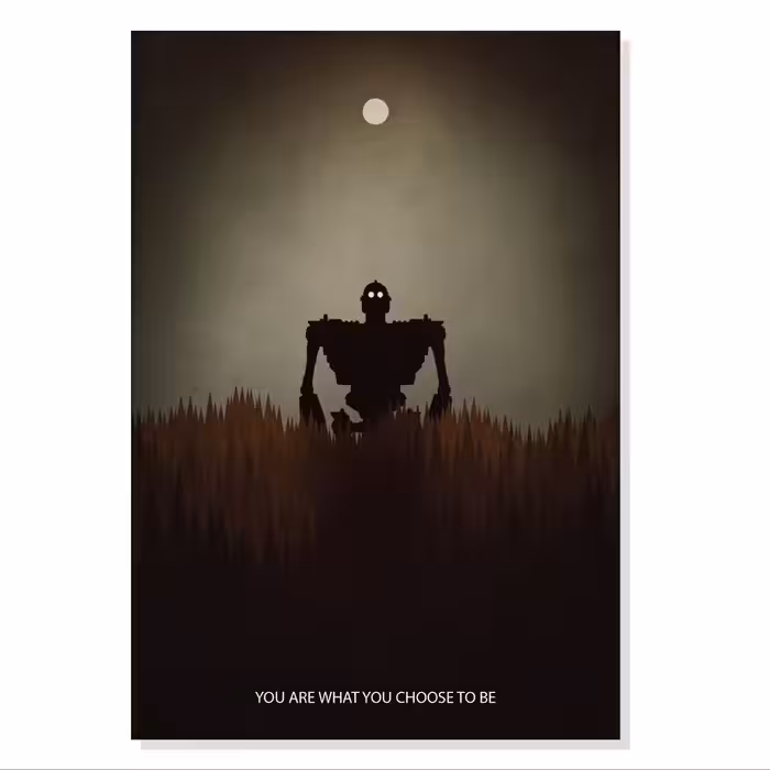 تابلو شاسی طرح انیمیشن کلاسیک سینمایی غول آهنی Iron Giant مدل M0690