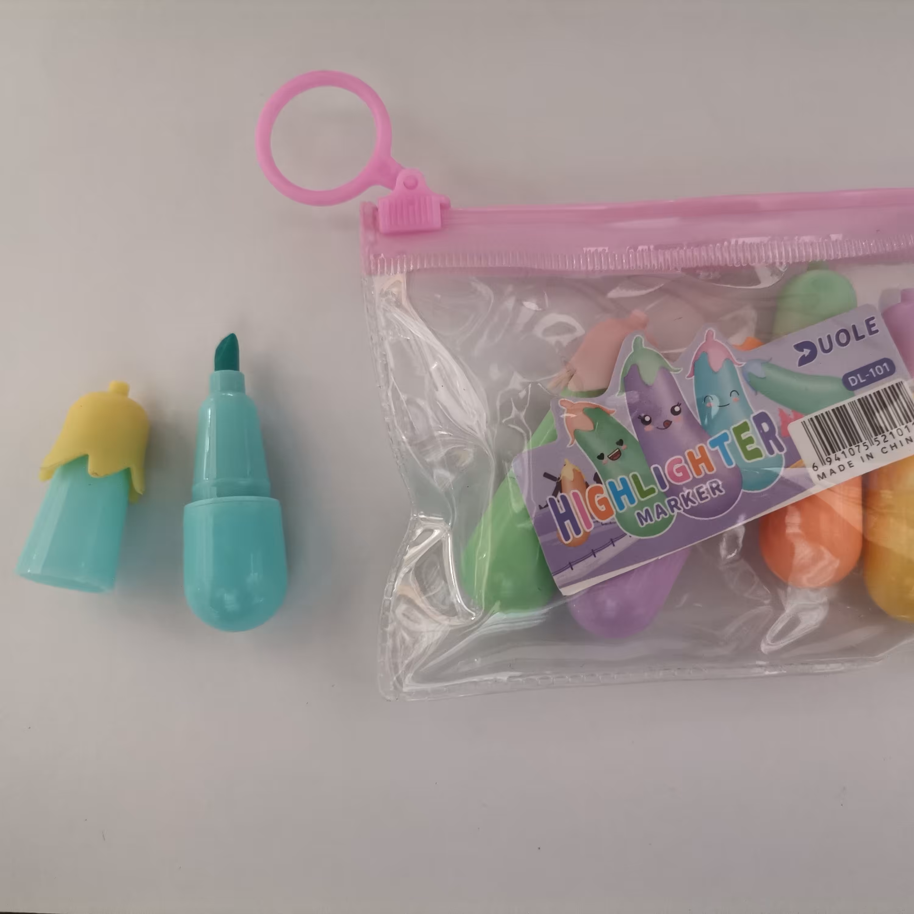 ماژیک هایلایت انگشتی بسته 6 عددی