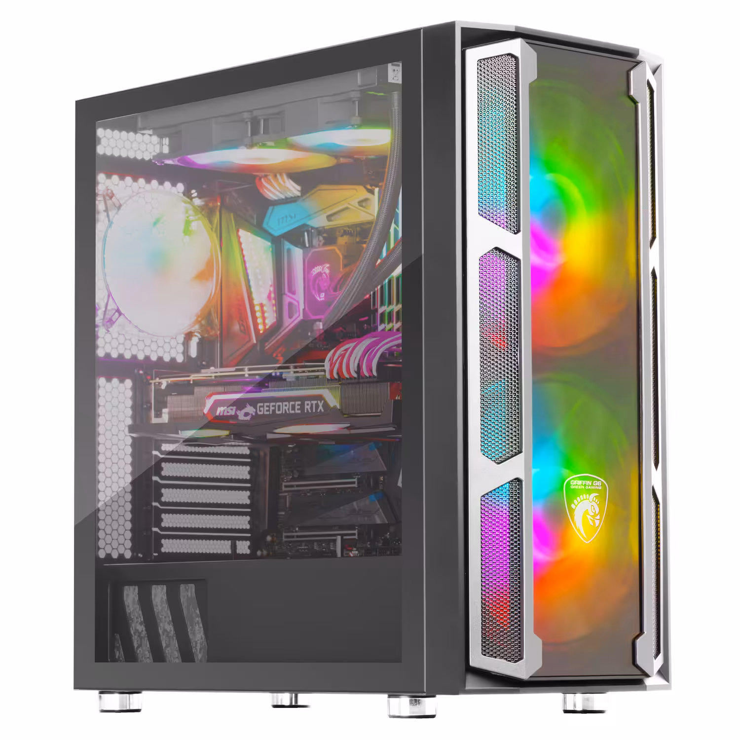 کیس کامپیوتر گرین مدل GRIFFIN G6