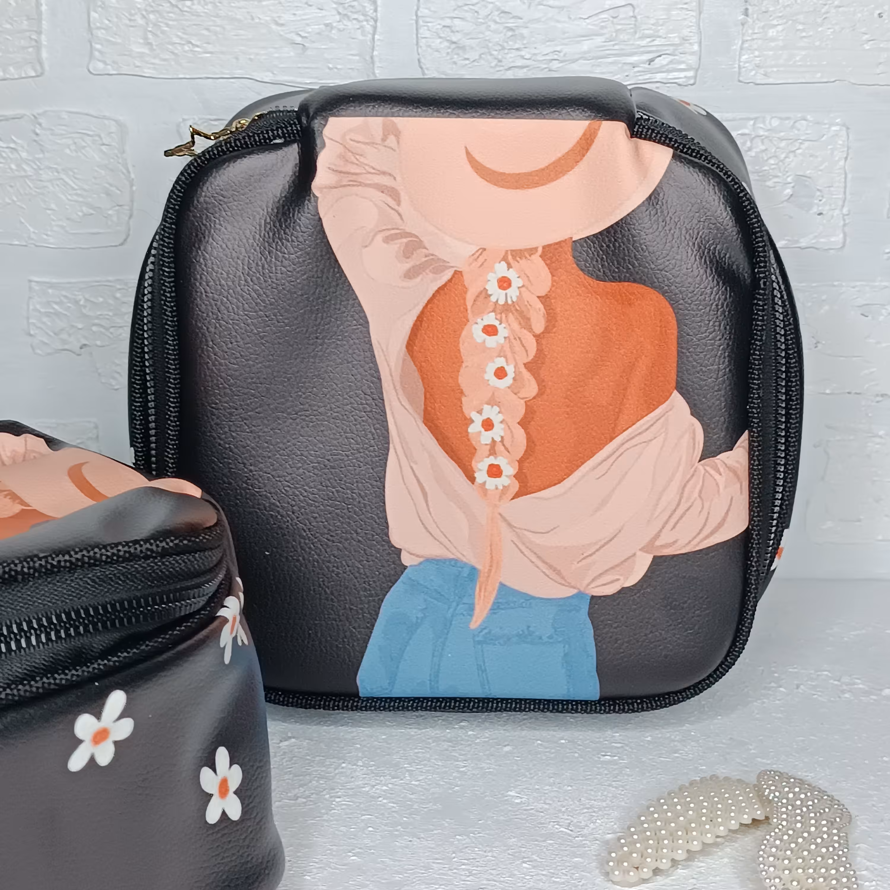 جعبه آرایشی طرح دختر