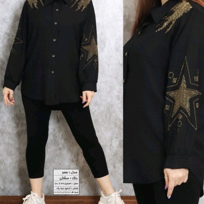 مانتو اسپرت زنانه نخی کرسپو مدل سحر درسه سایز تا سایزبزرگ60