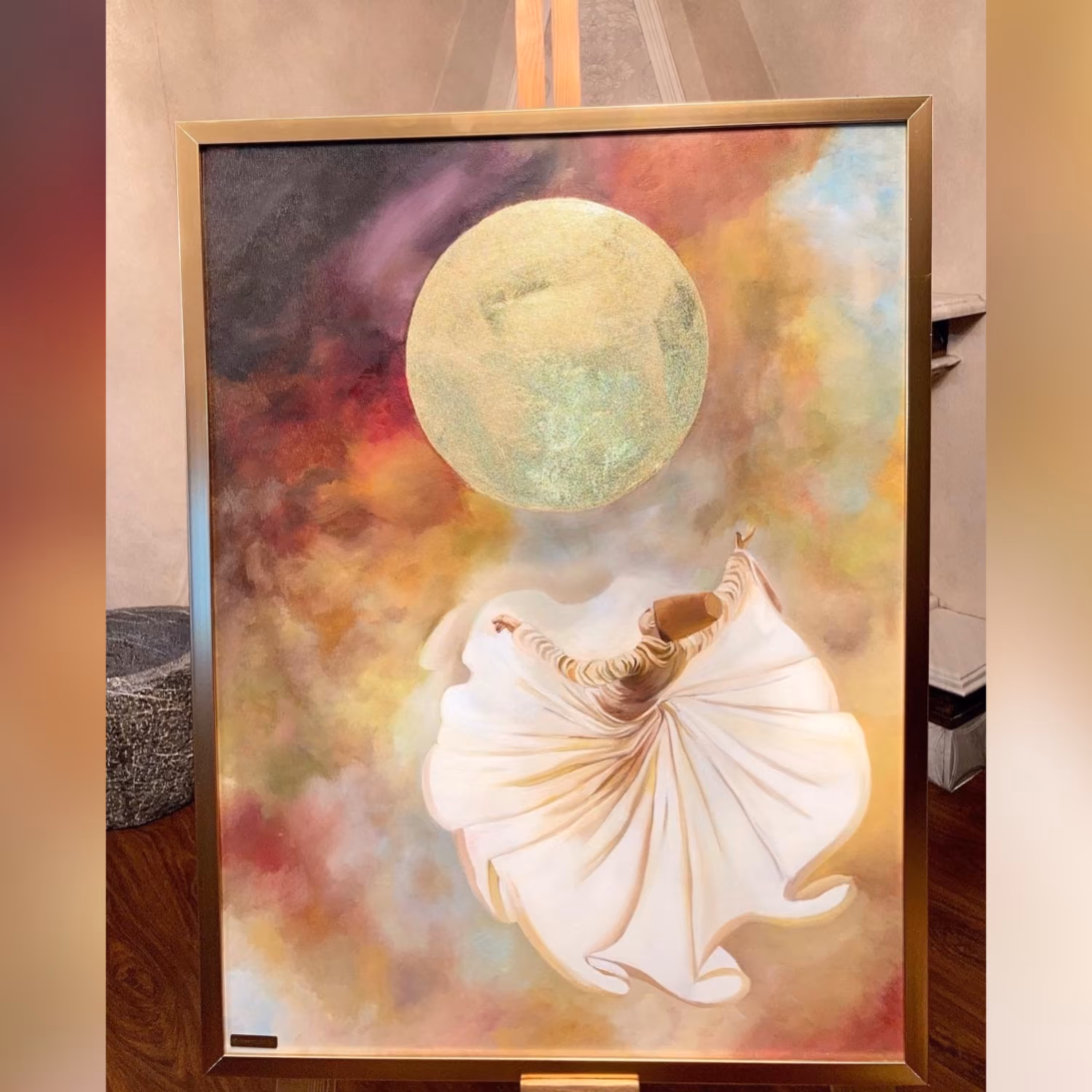 تابلو  دکوراتیو با ابعاد شصت در هشتاد 