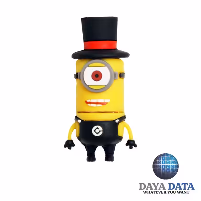 فلش مموری فانتزی دایا دیتا مینیون پیتر مدلPC1004-7 ظرفیت128GB-USB2 رنگ مشکی