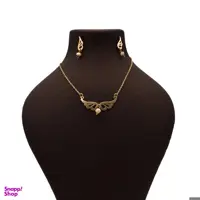 نیم ست طلا 18 عیار زنانه کد 183M123