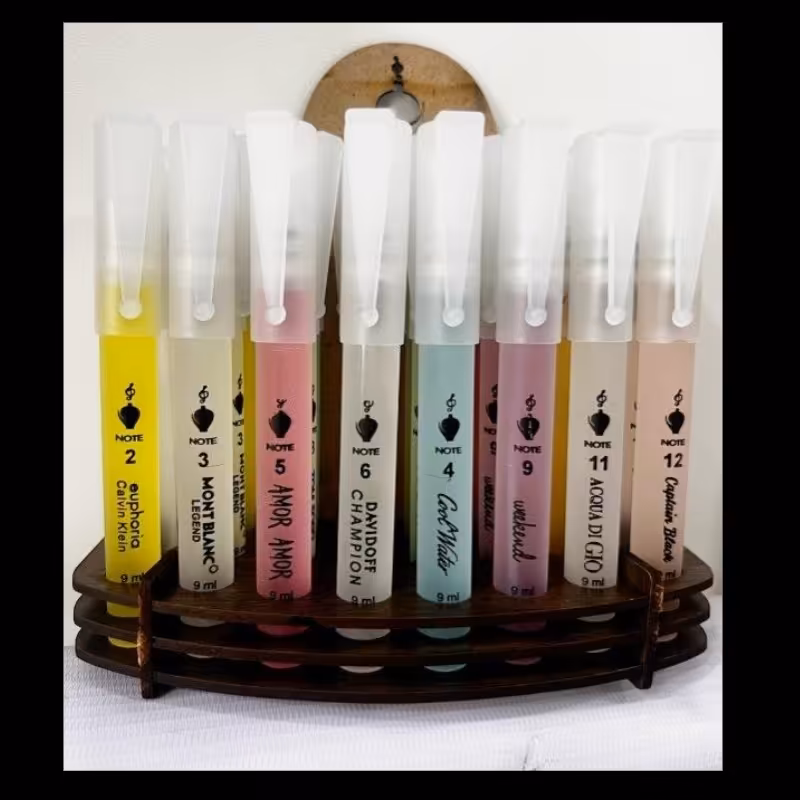 عطر شیشه ای 11 میل خودکاری(24عددی)