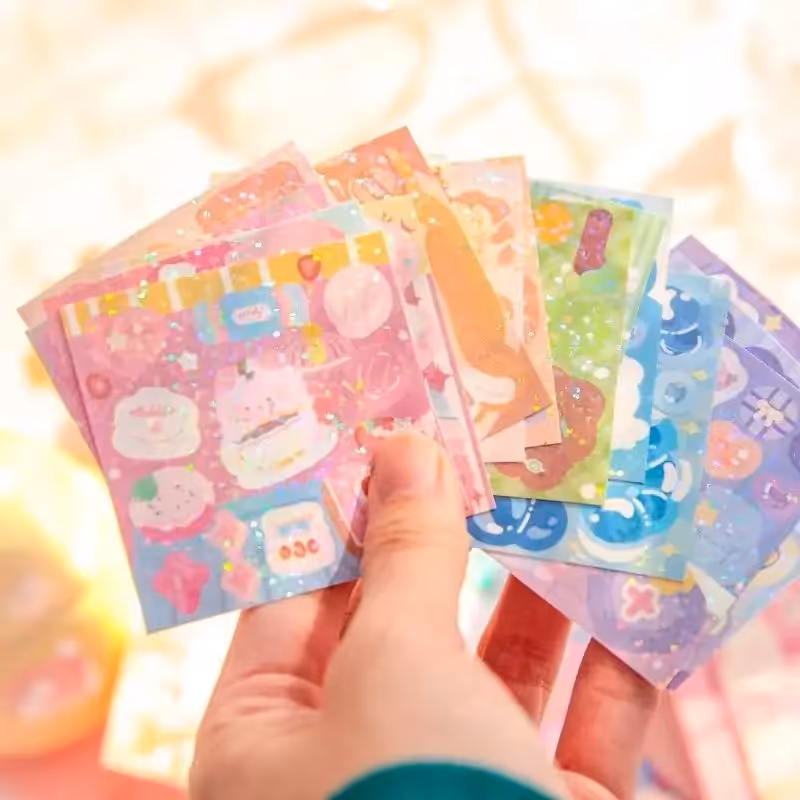 استیکر شاین دار هلوگرامی فروش 2 عددی