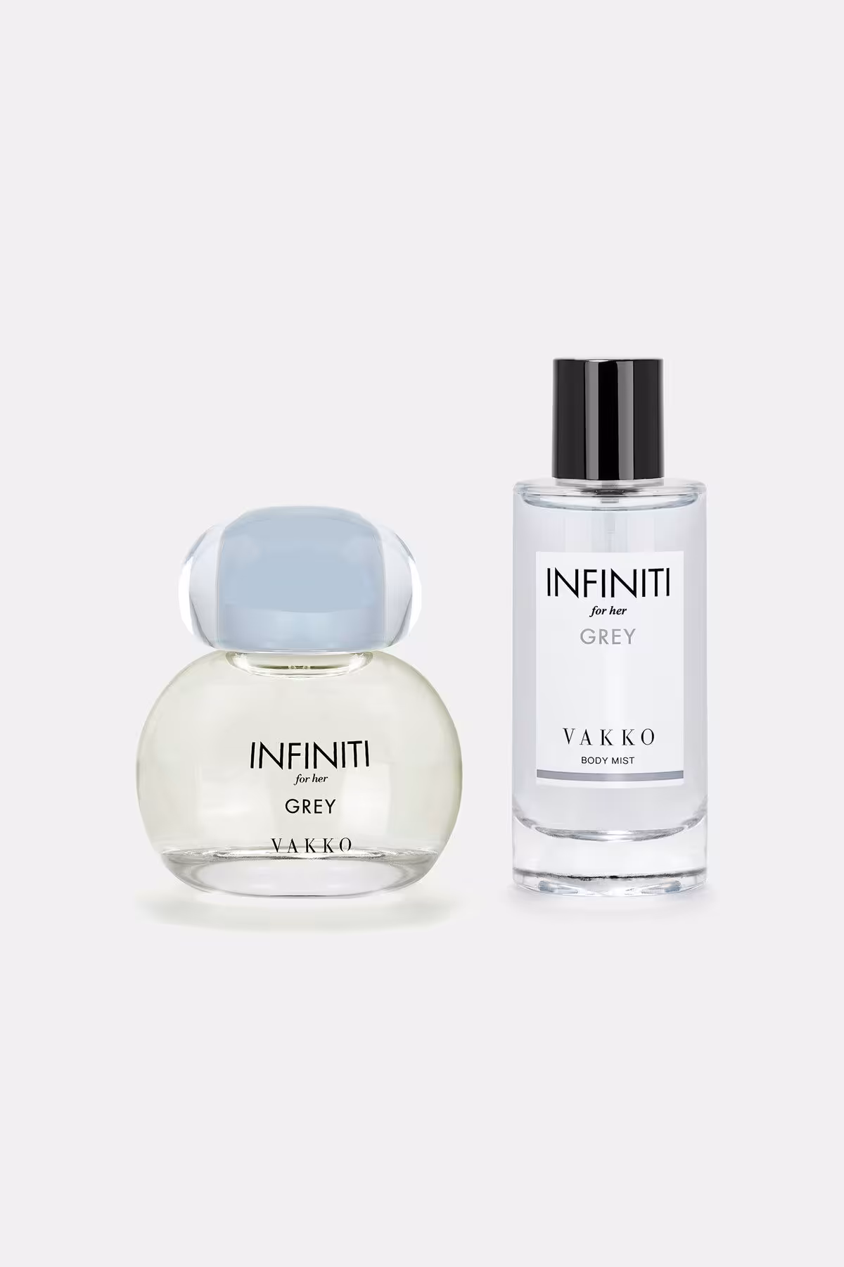 عطر زنانه infini برای هر مجموعه 2 خاکستری Vakko