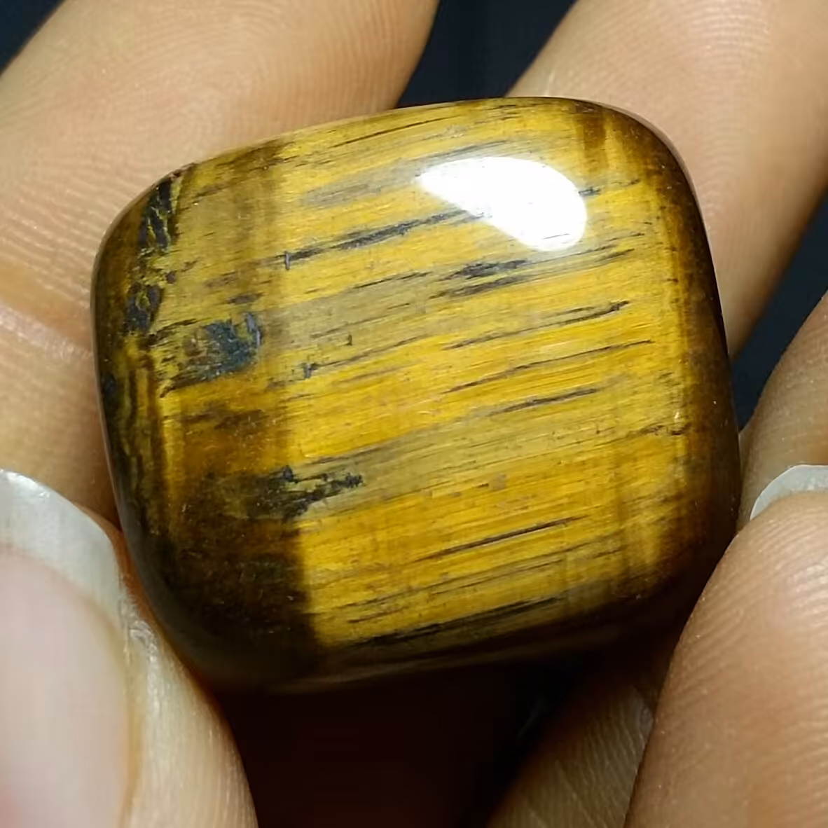 سنگ راف تمام پولیش شده چشم ببر پاکستان 100 در 100 طبیعی تلالوئی بی نظیر کد 12256