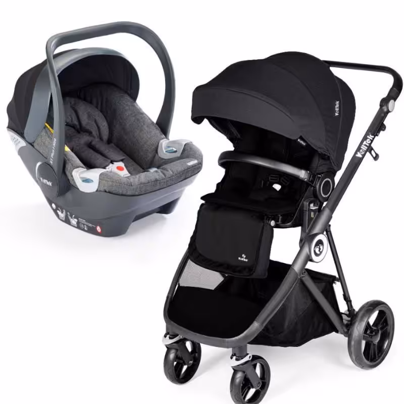 ست كالسكه مشکی ولتک Volltek مدل Flurish