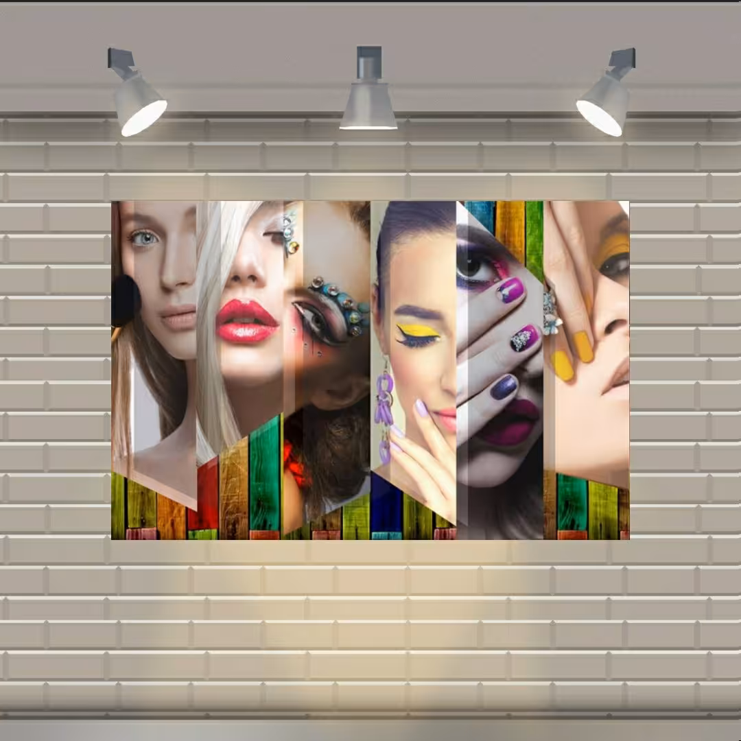 تابلو بوم طرح آرایشگاه زنانه کد70100