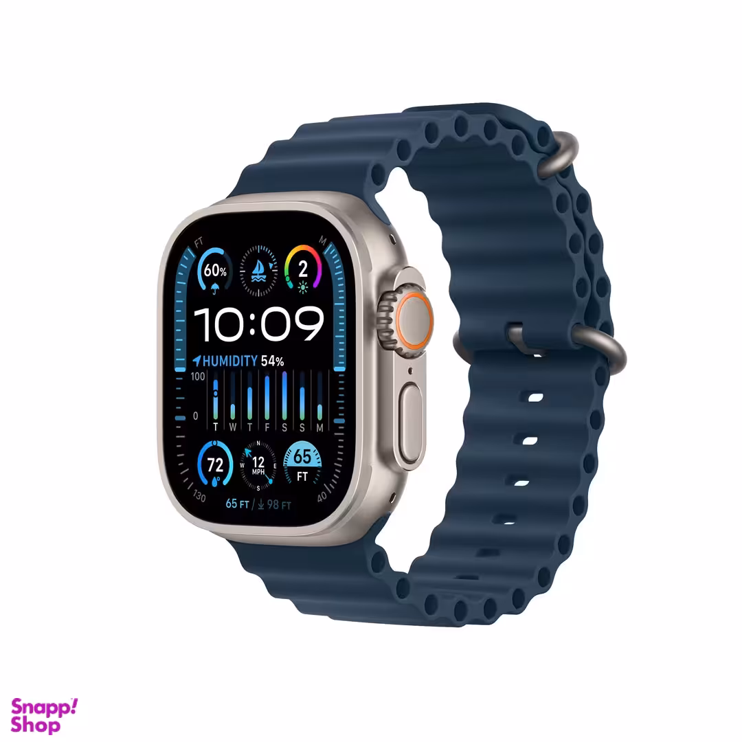 ساعت هوشمند اپل مدل Ultra 2 Titanium Case Ocean Band 49mm