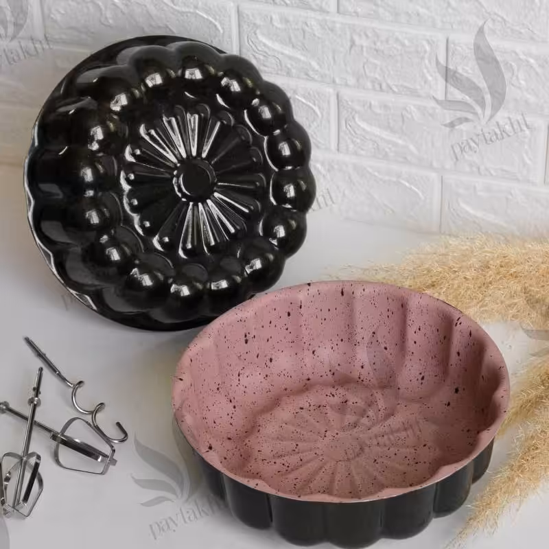 قالب تفلون گرانیت طرح شارلوت قطر 27 سانت ارتفاع 7 سانت 