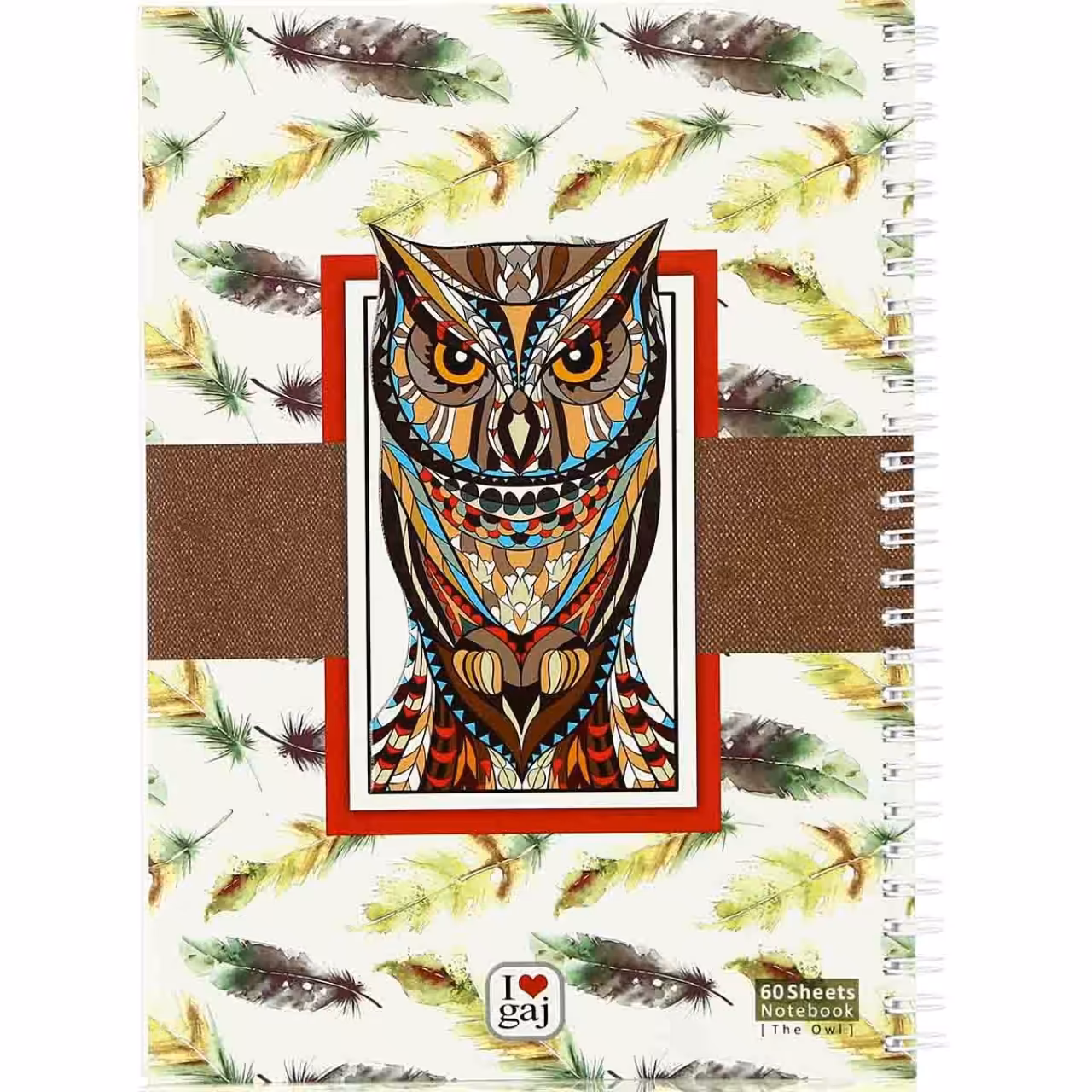 دفتر مشق 60 برگ گاجکو طرح جغد