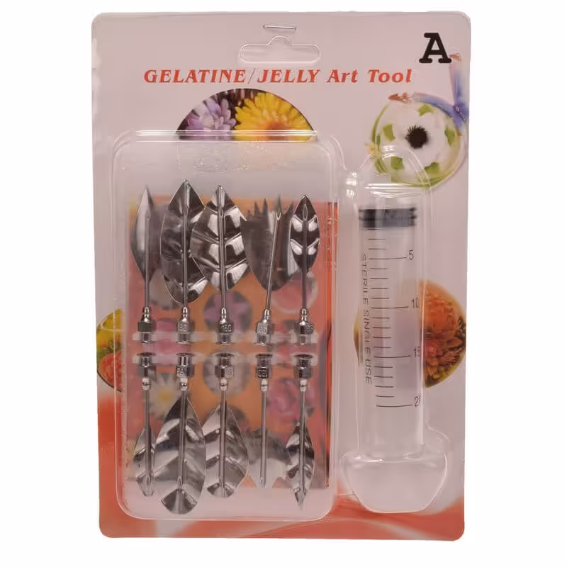 ابزار و سرنگ ژله تزریقی مدل A بسته 11 عددی