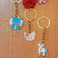 جاکلیدی  فلزی کارتونی کودک و نوجوان  در طرح های متنوع 