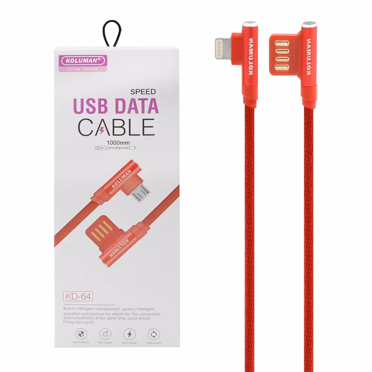 کابل شارژ فست کلومن لایتنینگ آیفون 