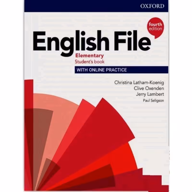 کتاب زبان انگلیش فایل المنتری ویرایش چهارم  English File Elementary fourth Edition