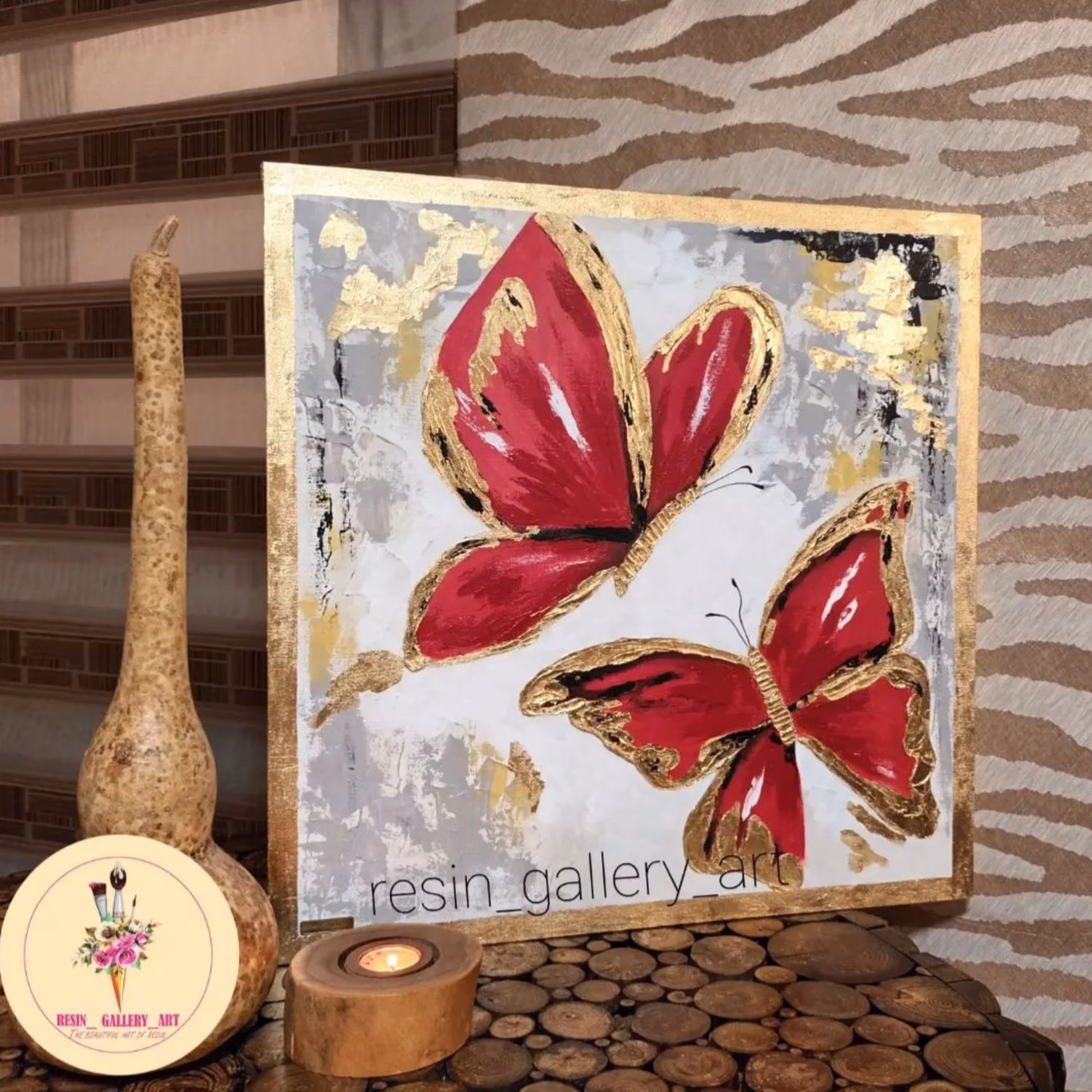 تابلوی نقاشی پروانه