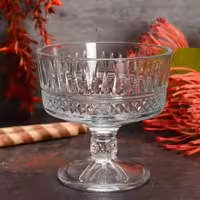 بستنی خوری الیسا 51749 pasabahce  محصول کشور ترکیه ،بستنی خوری پایه دار ترک  آجیل خوری پایه دار  ترکیه ،پاشاباغچه، بلور 