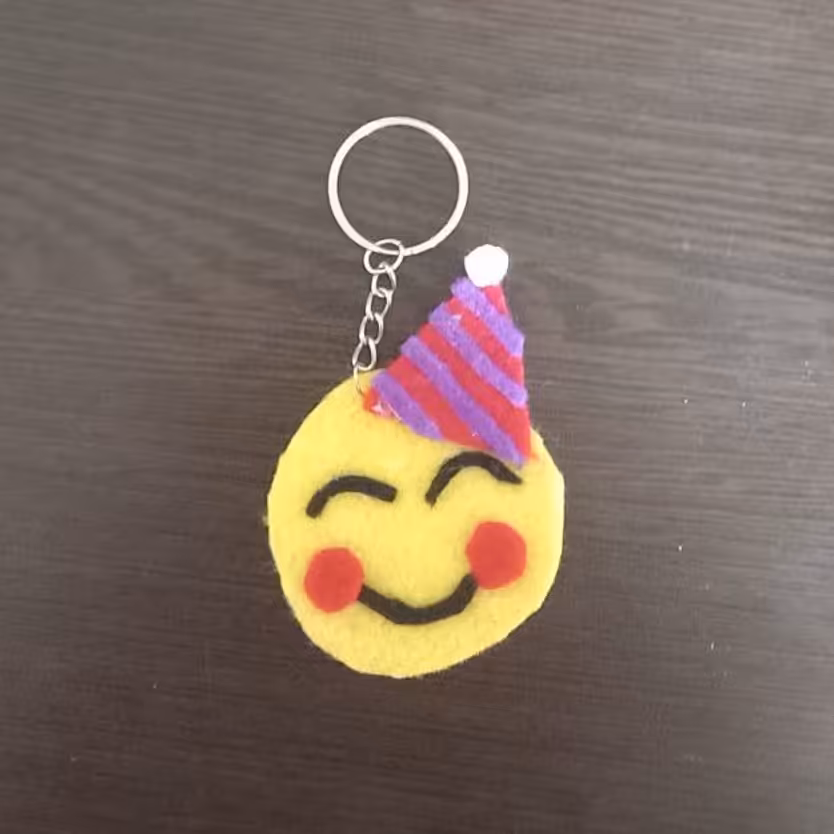 جا کلیدی شکلک نمدی 