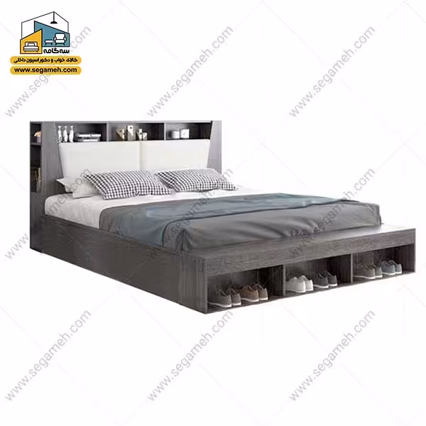 تخت خواب دونفره کد BDP42 - فروشگاه سه گامه