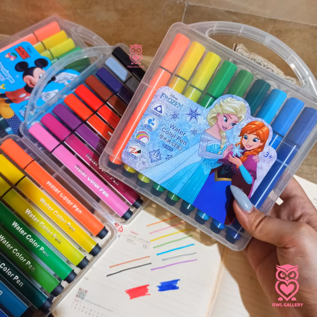 ماژیک رنگ آمیزی کیفی 18 رنگ