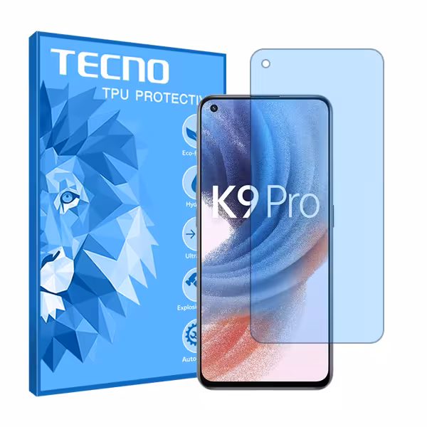 گلس اوپو K9 Pro مدل هیدروژلی آنتی بلو برند تکنو کد S