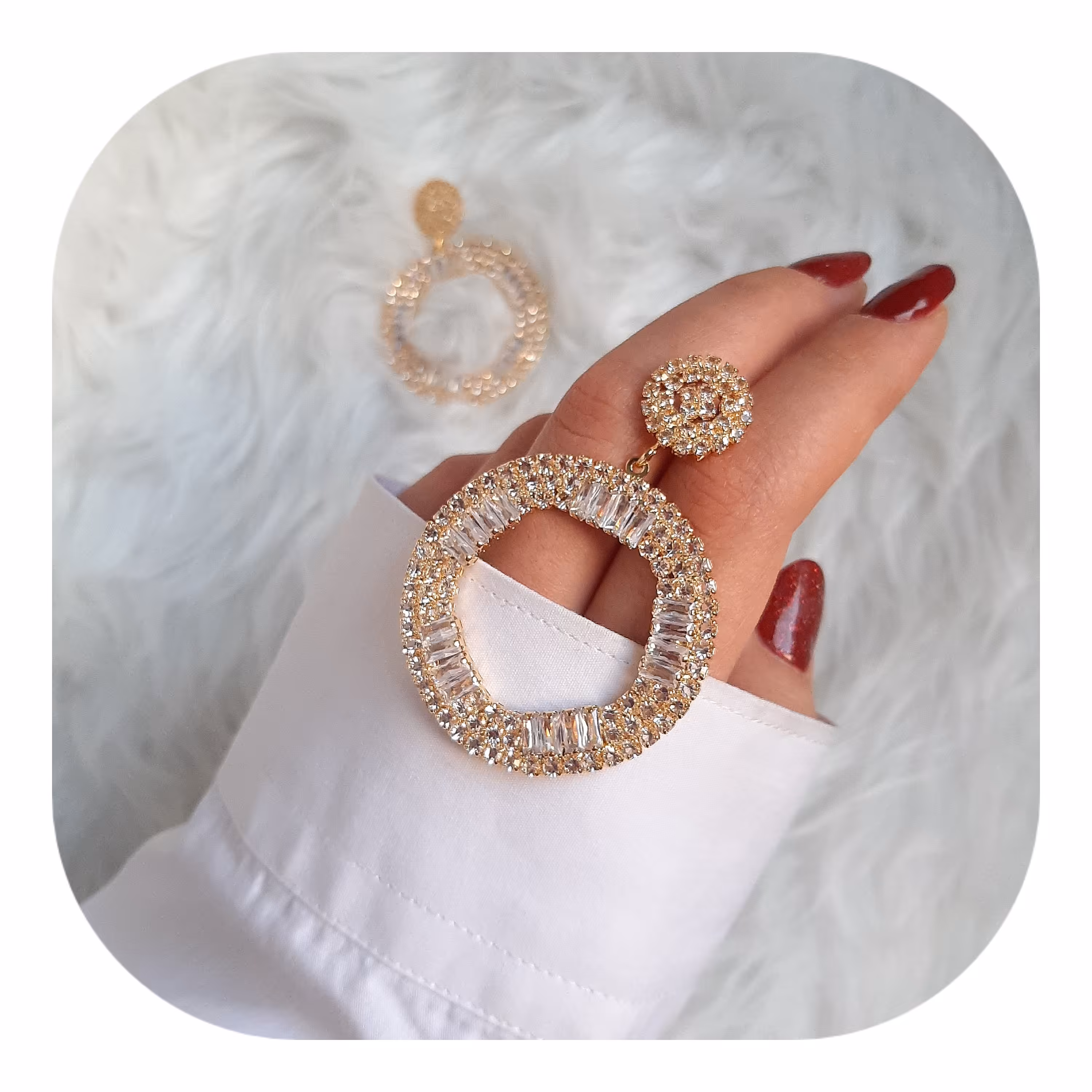 گوشواره جواهری 