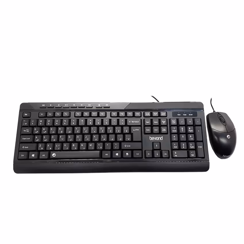 ست کیبورد و موس با سیم بیاند مدل BMK-4455