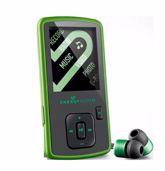 ام پی فور پلیر انرژی سیستم اسلیم 3 سبز با ظرفیت 8 گیگابایت