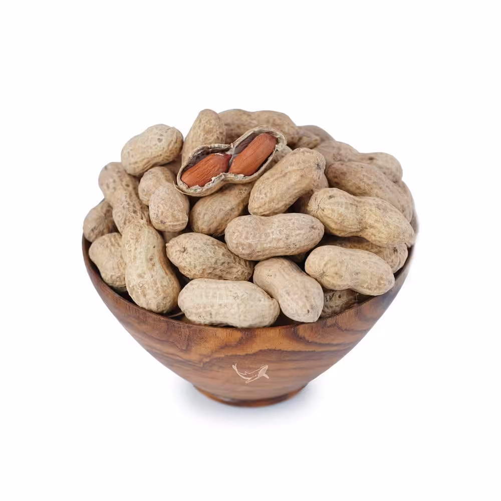 بادام زمینی کم نمک غلاف دار آستانه 500گرمی