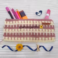 جامدادی بافتنی بزرگ و جادار گالری آفتابگردون