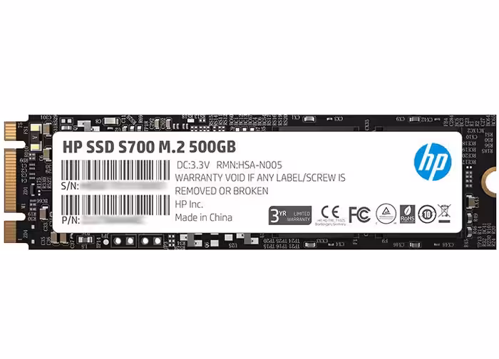 اس اس دی اینترنال اچ پی مدل S700 M.2 2280 با ظرفیت 500 گیگابایت