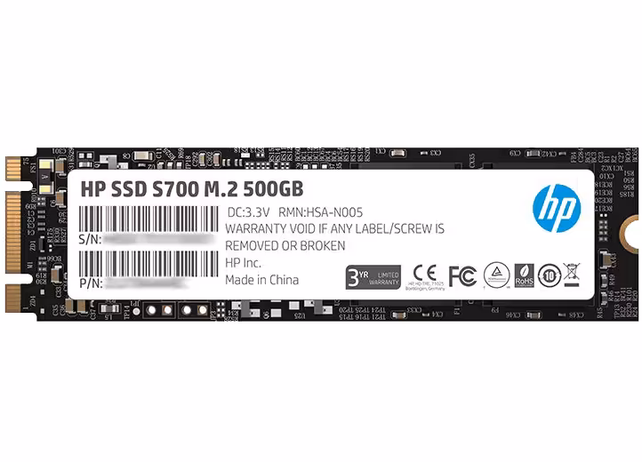 اس اس دی اینترنال اچ پی مدل S700 M.2 2280 با ظرفیت 500 گیگابایت