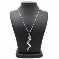 گردنبند مردانه آرالیا طرح مار مدل NM-SSC-21

