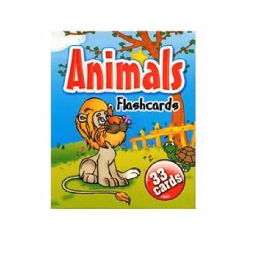 فلش کارت 33عددی animals