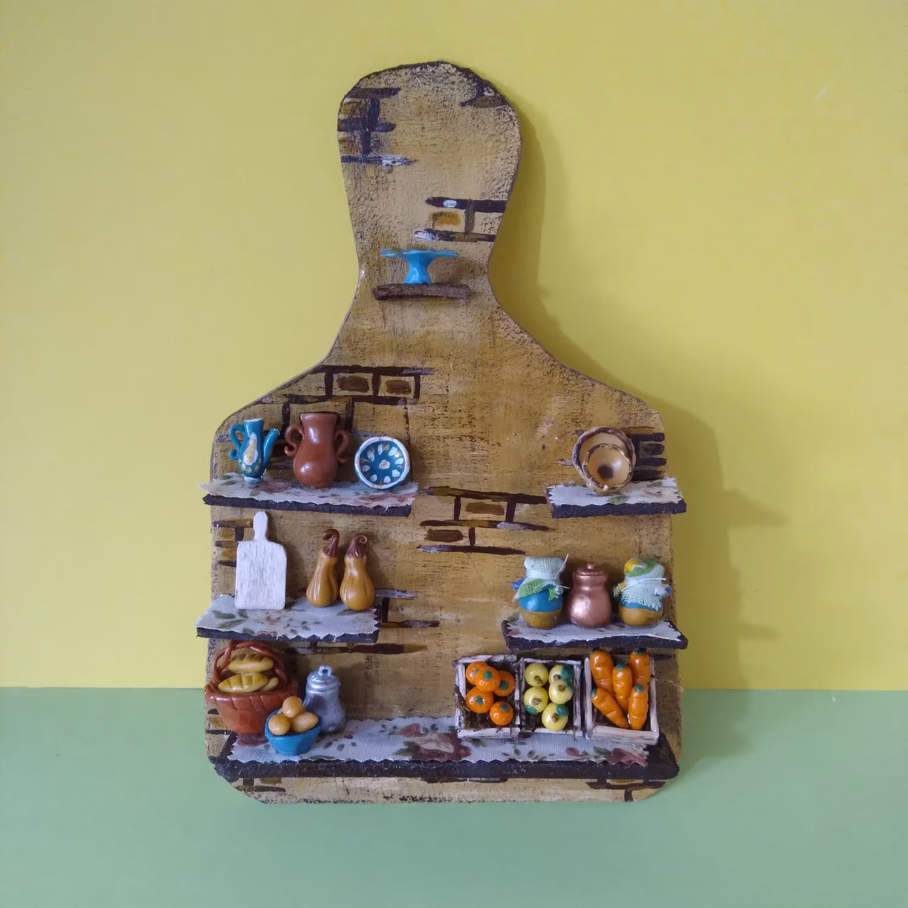 دست سازهای کوچک من آشپزخانه ی مینیاتوری یا مگنت آشپزخانه محصولی از ستاره چوبی