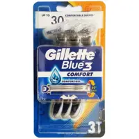 خودتراش ژیلت مدل Blue 3 Comfort  بسته 3 عددی